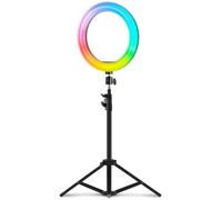 Mars Gaming - MGRING Anillo Iluminación ARGB Trípode Soporte Smartphone y Webcam Mando