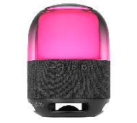 Mars Gaming MS-Flow, Altavoz Portátil Bluetooth 15W, Iluminación Orbilight RGB 360°, Sonido Potente con Driver DeepBass 57mm, Altavoz Gaming Compacto con Bluetooth 5.3 y MicroSD, Negro