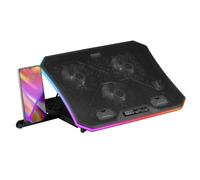 MARS GAMING base de refrigeración para portátil 19" con soporte para móvil