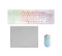 Mars Gaming Combo MCPWXWES GAMING 3IN1 RGB Blanco MCPWXWES