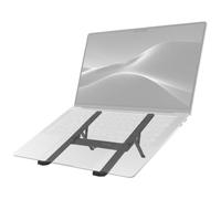 Mars Gaming MA-RSF Soporte Plegable para Portátiles y Tablets de 10” a 17” | Diseño en Aluminio, Ultraligero y Compacto, Almohadillas de Silicona Antideslizantes, Bolsa de Transporte Incluida, Negro