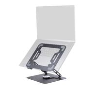 Mars Gaming MA-RSN Soporte para Portátiles y Tablets hasta 17" Ajuste Altura Rotación 360º Negro