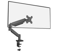 Mars Gaming MARM-PRO1, Soporte de Monitor con Muelle de Gas para Pantallas hasta 32”, Movimiento Articulado 360° y Regulable en Altura, Compatible con VESA 75x75 y 100x100, Negro