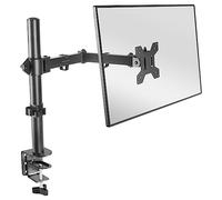 Mars Gaming MARM1, Soporte de Monitor de Brazo para Pantallas hasta 32”, Articulado y Regulable en Altura, Estructura Robusta, Compatible con VESA75 y VESA100, Negro