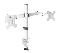 Mars Gaming MARM2 DUAL Profesional 13" A 27" Hasta 8kg Blanco