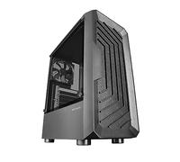 Mars Gaming MC-2000, Caja Semitorre ATX, Ventana Lateral Completa, Diseño Frontal Mesh, 1x Ventilador Ultra-silencioso FDB 120mm, Diseño de Cámara Dual, Negro