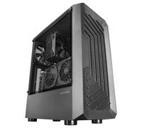 Mars Gaming MC-2000, Caja Semitorre ATX, Ventana Lateral Completa, Diseño Frontal Mesh, 1x Ventilador Ultra-silencioso FDB 120mm, Diseño de Cámara Dual, Negro