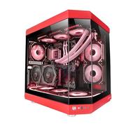 Mars Gaming MC-3T Panoramica | Caja ATX Cristal Templado Rojo