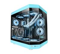 Caja ATX MC-3T Triple Vidrio Templado (Azul) - MARS-GAMING