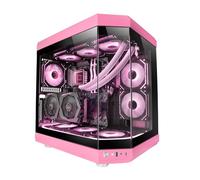 Mars Gaming MC-3T Panoramica | Caja ATX Cristal Templado Rosa