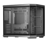 Mars Gaming MC-3TCORE, Caja Gaming Custom ATX, Triple Ventana Cristal Templado Extraíble, Cámara Dual, Semitorre Compatible con Placas Base de Conector Inverso, Soporte Refrigeración Líquida, Negro