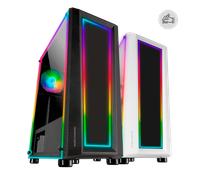 Mars Gaming MC-ART ARGB | Caja ATX Mid Tower Cristal Templado USB 3.0 Black