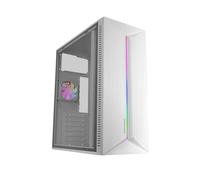 Mars Gaming Mc-blaze Caja Pc Atx Ventilador Frgb 80mm Tira Led Rgb Frontal Blanco