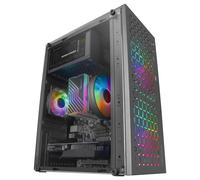 Mars Gaming MC-Core FRGB | Caja Micro-ATX Cristal Templado Blanca