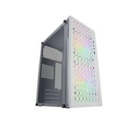 Mars Gaming MC-Core FRGB | Caja Micro-ATX Cristal Templado Blanca