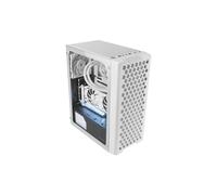Mars Gaming - MC-iPRO, Caja Profesional ATX, Rejilla Frontal de Malla 3D, Ventana Lateral Cristal Templado, Ventilador - MCIPROW