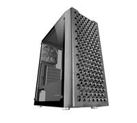 Mars Gaming - MC-iPRO, Caja Profesional ATX, Rejilla Frontal de Malla 3D, Ventana Lateral Cristal Templado, Ventilador - MCIPRO