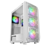 Caja ordenador mars gaming mc - kx blanco e - atx 1 x usb 3.0 2 x usb 2.0 5 x 120mm argb