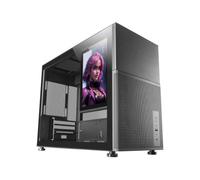 Mars Gaming Mc-lcd Torre Custom Micro-atx Pantalla Lcd Ips 8" Cristal Templado Panel Modular Negro