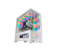 Caja de torre ATX MCLCDXW Midi (blanca) - MARS-GAMING