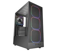 Mars Gaming Mc-nebula Caja Gaming Atx 4 Ventiladores Argb 120mm Cablehatch Cristal Templado Negro