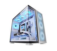 Mars Gaming MC-NOVA2 Caja Gaming Custom XXL E-ATX Doble Cristal Templado Alumino USB-C Blanco