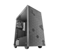 Mars Gaming - MC-Q3, Caja Semitorre ATX, Ventana Lateral Completa Cristal Templado, Doble Rejilla Magnética Antipolvo Frontal +