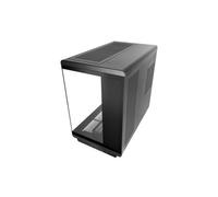 MARS GAMING MC-Rev, Caja Gaming ATX, Doble Cristal Templado, 3X Ventiladores ARGB Invertidos 12cm, Montaje Vertical de Tarjetas Gráficas, Torre PC con Soporte Refrigeración Líquida hasta 360mm, Negro