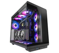 Mars Gaming Mc-rev Caja Pc Atx Doble Cristal Templado 3x Ventiladores Argb Invertidos 12cm Negro