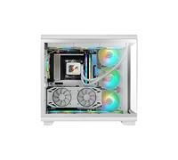 Caja ATX MC-REV ARGB de vidrio templado (blanca) - MARS GAMING