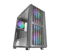 Mars gaming mc-vault, caja gaming atx, 4x ventiladores argb 120mm, pan
