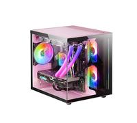 Mars Gaming MC-VIEW Minitorre Cristal Templado USB 3.0 Rosa