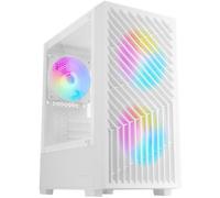 Mars Gaming MC-Vortex Caja Gaming Micro ATX Cristal Templado 3x Ventiladores FRGB 12cm Blanco