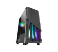 Caja Acrílico ATX MC-X2 FRGB (Negra) - MARS GAMING