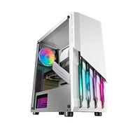 Mars Gaming MC-X2 Blanco Caja PC Gaming ATX Frontal Acero FRGB 2 Ventiladores 12cm FRGB Ventana Lateral Completa