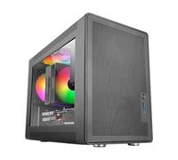 Mars Gaming Caja Gaming MC-XPS MicroATX ultracompacta, Cristal templado, FRGB 120mm, Negro