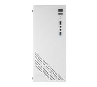 Mars Gaming MC100, Caja Semitorre ATX, Acero Ultraligero, Ventilador FRGB 90mm, Panel CONVECT-Cool, Ventana Lateral, Alta Capacidad Interna, Refrigeración Avanzada, Blanco