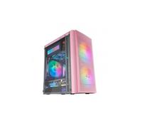 Mars Gaming MC300P Caja PC Micro ATX Cristal Templado 3xVentilador FRGB Rosa