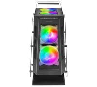 Mars Gaming MC61 Negro Caja PC Gaming Compacta Micro-ATX 4xVentilador 12cm ARGB Chroma