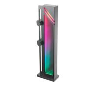 Mars Gaming - Soporte para tarjeta gráfica MCA-GCB - ARGB Infinity Mirror, base magnética, negro