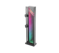 Mars Gaming - Soporte para tarjeta gráfica MCA-GCB - ARGB Infinity Mirror, base magnética, negro