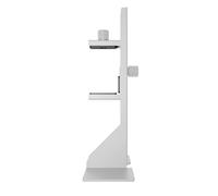 Mars Gaming MCA-GCBPRO, Soporte para Tarjeta Gráfica, Soporte Vertical y Horizontal de GPU, Base Magnética Antideslizante, Estructura de Acero Resistente, Ajuste Universal con Abrazadera, Blanco