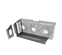 Mars Gaming MCA-GCV, Soporte Vertical Universal para Tarjetas Gráficas, Base Magnética Antideslizante, Compatible con Modelos hasta 3 Slots, Soporte GPU de Instalación Versátil 2X Brackets PCI, Negro