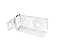 Mars Gaming MCA-GCV, Soporte Vertical Universal para Tarjetas Gráficas, Base Magnética Antideslizante, Compatible con Modelos hasta 3 Slots, Soporte GPU de Instalación Versátil 2x Brackets PCI, Blanco