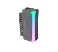 Mars Gaming - MCA-L24, Adaptador ATX 24 PIN a 90°, Iluminación 5V 3-PIN ARGB, Adaptador de Alimentación para Placas Base, Instal