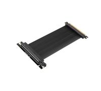 Mars Gaming MCA-PCIE40, Cable Riser GPU PCIe 4.0 x16, Diseño Flexible y Ultrarresistente, Conector 90º, Cable de Cobre 30AWG con Blindaje EMI, Transferencia de Datos de Alta Velocidad, 300mm