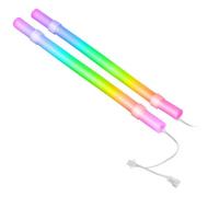 Mars Gaming MCA-WT, Funda ARGB para Tubos de Refrigeración Líquida, 30 LEDs Ultra Brillantes Personalizables ARGB, Silicona Eco Soft, Compatibilidad Total, 330mm