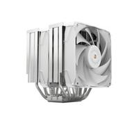 Mars Gaming MCPU-XU9, Disipador CPU Doble Torre, TDP 400W, 2X Ventiladores de Aspas Híbridas y Rodamiento FDB de Cobre Hiperbalanceado, 9 Heatpipes Tecnología BPH Ultra, Multisocket Universal, Blanco