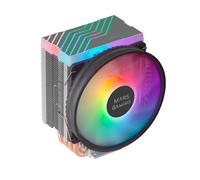 Mars Gaming MCPU44, Disipador CPU ARGB con 4 Heatpipes HCT 160W TDP, Ventilador