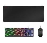 Mars Gaming MCPX Combo Gaming Teclado + Ratón + Alfombrilla XXL